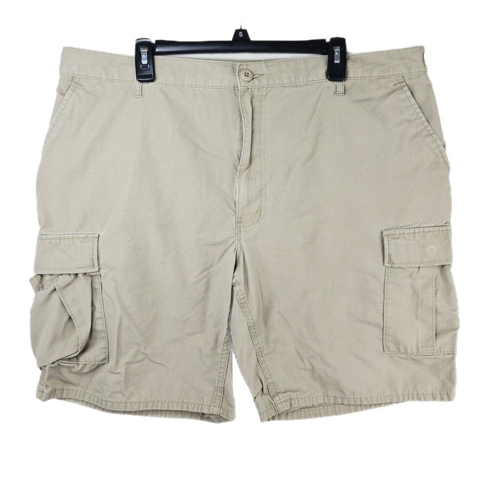 PROPPER BDU Utility Shorts Men Size XL (39"-43") Beige RIPSTOP Zip Fly